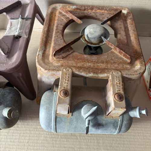 Pitsos gas stoves 1950, two pieces