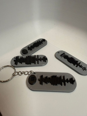Music Code Keychain καινούργιο, προσωποποιημένο μπρελόκ με μουσικό κωδικό