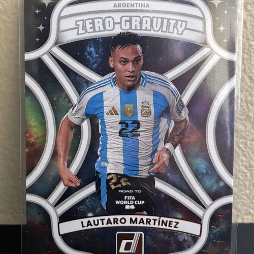 2025-26 Panini Donruss Road to World Cup Bronze Insert Zero Gravity Lautaro Martinez #17 card like new