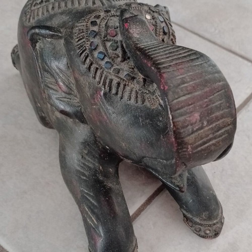 Wooden handmade decorative elephant used from Thailand