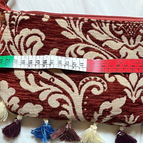 Caprisa crossbody bag new colorful with boho tassels