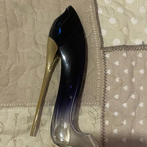 Carolina Herrera Good Girl Eau de Parfum bottle used, empty