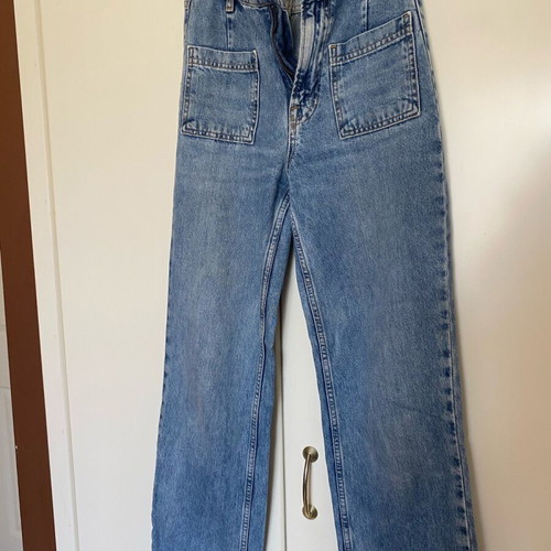Zara women's jeans used, blue, size XS/34