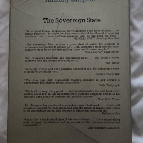 The Sovereign State hardcover like new with dust jacket