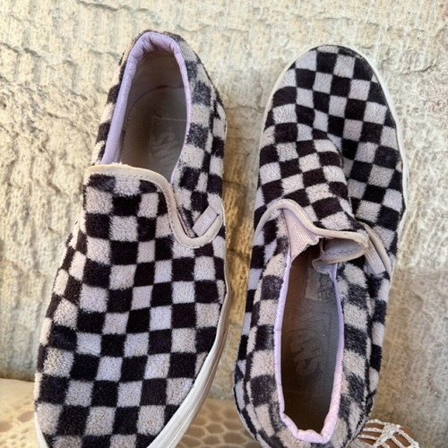 Vans athletic shoes used, size 37, light purple with black