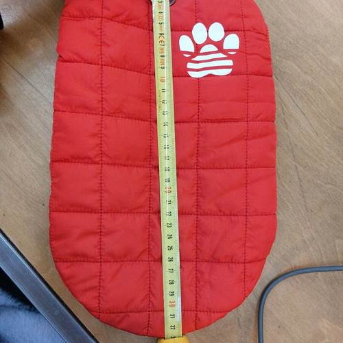 Dog jacket new, size L for up to 6 kg