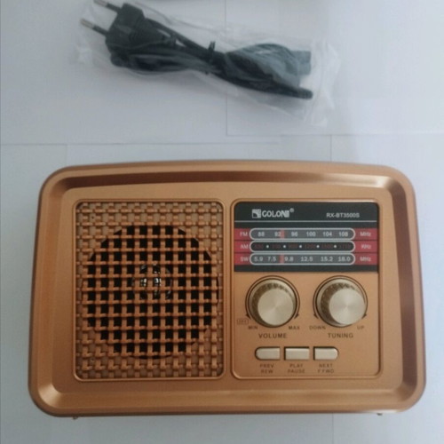 Radio USB BT new with solar panel and flashlight