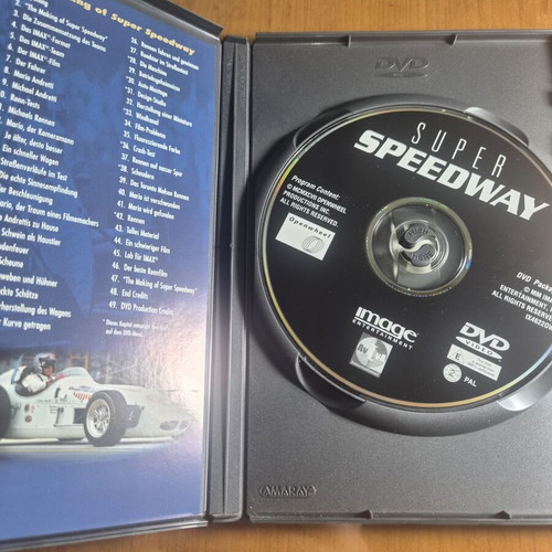 Super Speedway IMAX DVD like new racing documentary with making of