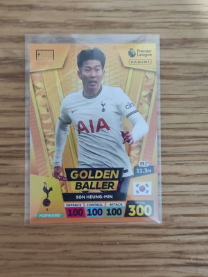 Panini Premier League 23 Golden Baller like new Son Heung-Min