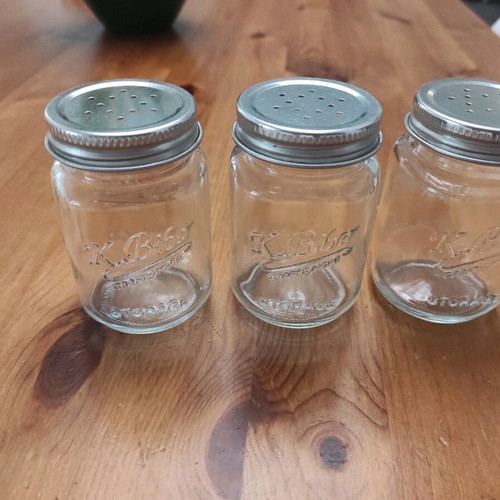 Set of three jars