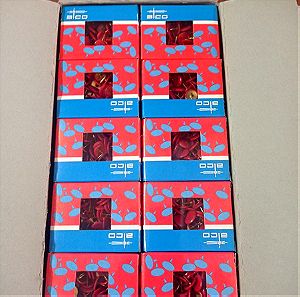 50 κουτιά πινέζες κόκκινες