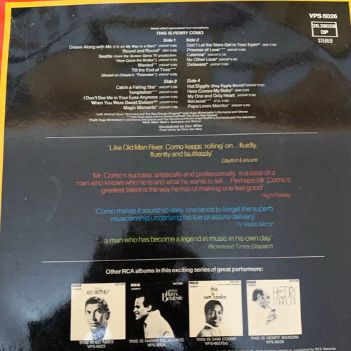 This Is Perry Como double vinyl used