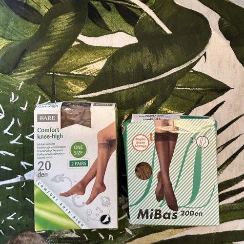 Beige socks new 20 den, pack of 4 pieces