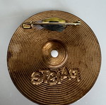Καρφίτσα Paiste Cymbals 4,5 εκ. μεταχειρισμένη, vintage μέταλλο