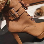 Booties new brown size 42