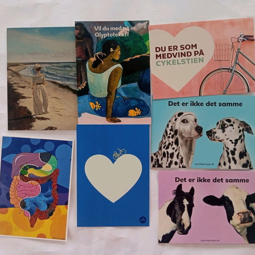 Various postcards like new, all together