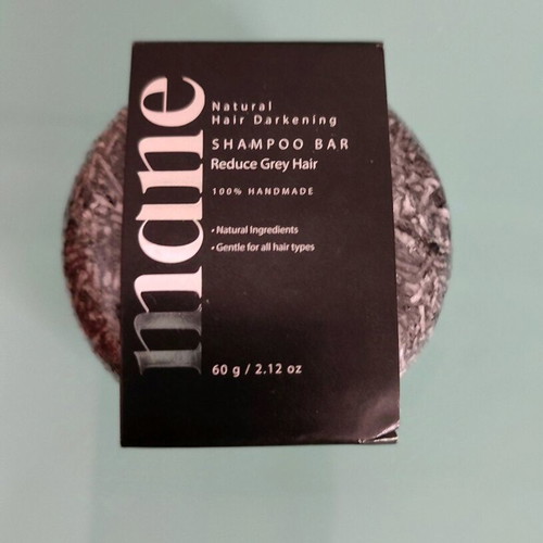 Mane shampoo bar for gray hair reduction, new