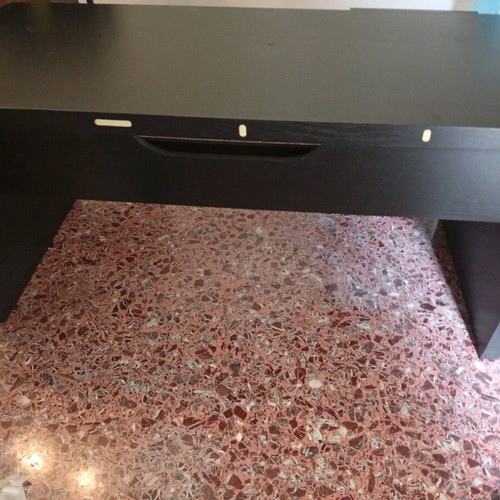 IKEA desk with extension used with two marks