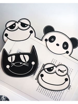 Χειροποίητοι Σελιδοδείκτες Σετ 4τμχ Από Ανακυκλωμένο Χαρτί Καινούργιο