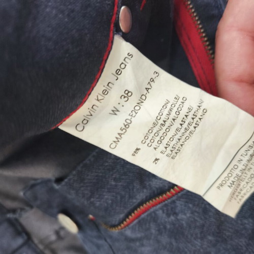 Calvin Klein jeans size 38 used, blue