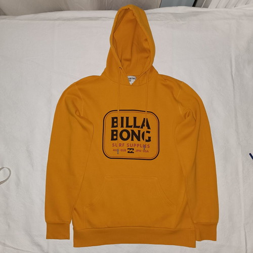Billabong hoodie orange used, size S