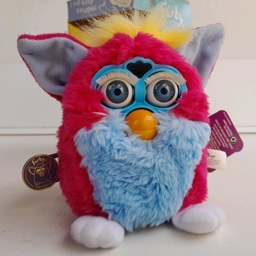 Furby Sherbet 1999 Tiger Electronic new, first generation, pink and blue