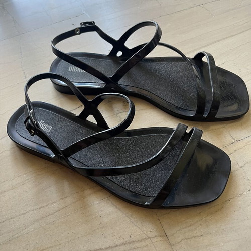 Melissa original sandals used, sizes 40-40.5, firming smell
