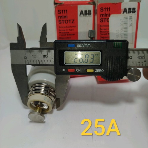 Mini STOTZ ABB S111 25A automatic circuit breaker pack of 2 new