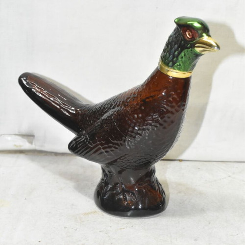 Avon Pheasant After Shave Glass Bottle used, vintage decorative