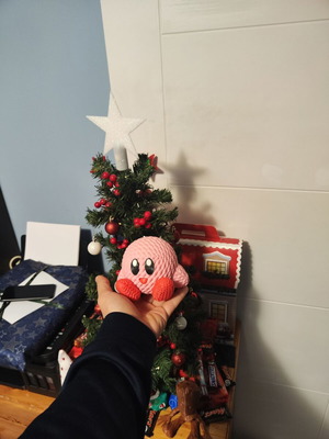 Knitted Kirby Fidget Toy new, 3D printed plastic