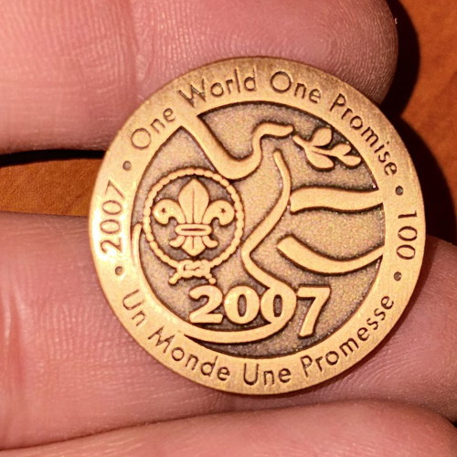 Collectible Pin 100 Years of Scouting like new