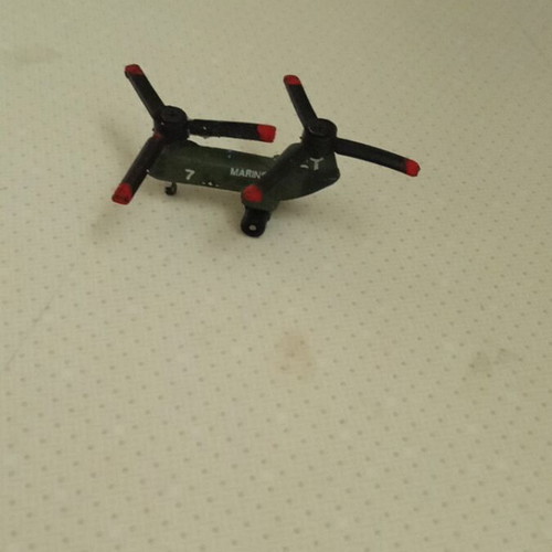 Micro Machines helicopter with two rotors used