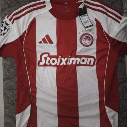Olympiacos 2025/26 Home European Appearance Podence Adidas Medium new authentic