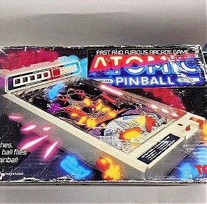 Tomy Atomic Pinball White Arcade Game Boxed