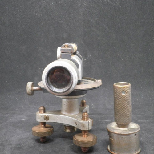 Antique R.Reiss Liebenwerda- Okular theodolite used with wooden case
