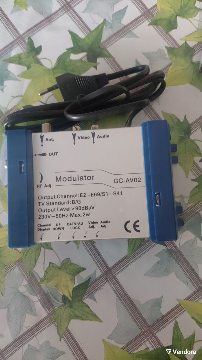 Modulator Gecen GC-AV02 new RF signal… - € 35,00 - Vendora.cy