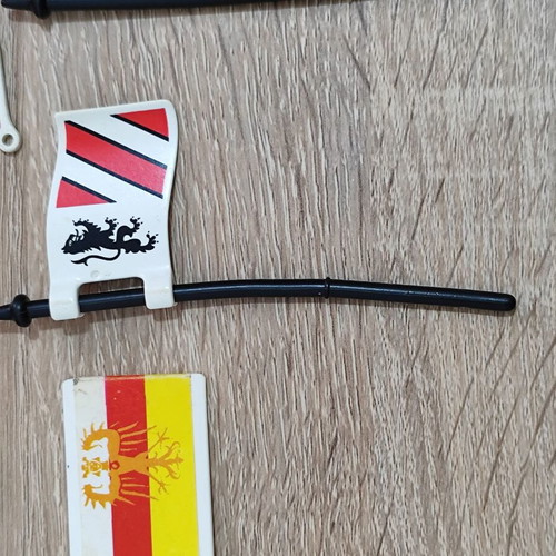 Playmobil flags parts used, set