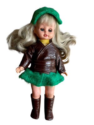 70's vintage doll used with opening and closing eyes