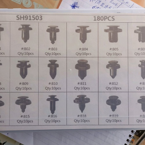 Car body clips new, mainly Japanese