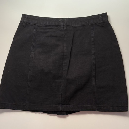 Stradivarius black denim skirt like new, size 40
