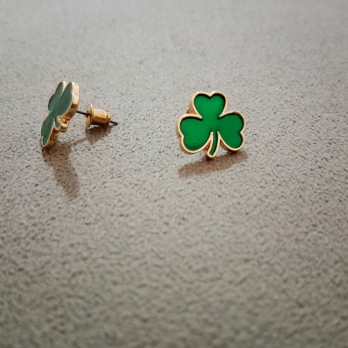Panathinaikos Shamrock Earrings new