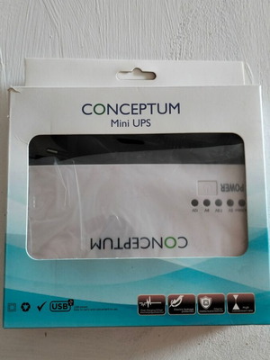 Conceptum Mini UPS GM-4 new, uninterrupted power supply for router/modem 12W