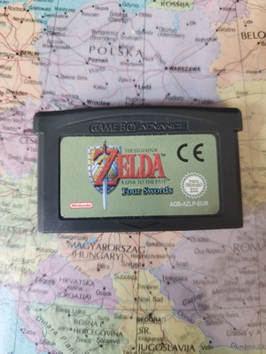 The Legend Of Zelda Four Swords Gameboy Advance repro cartridge