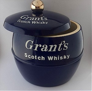 GRANT'S Scotch Whisky 1970ς vintage Δοχείο Πάγου ουίσκι ρετρό
