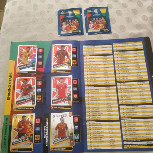 Euro 2024 album complete with 2 bonus packets