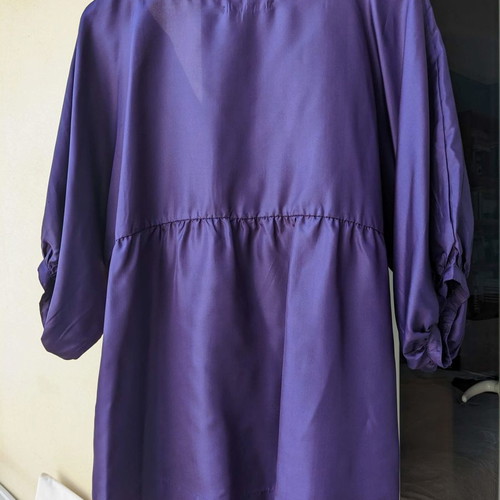 Maje blouse used, 100% silk, size M, purple