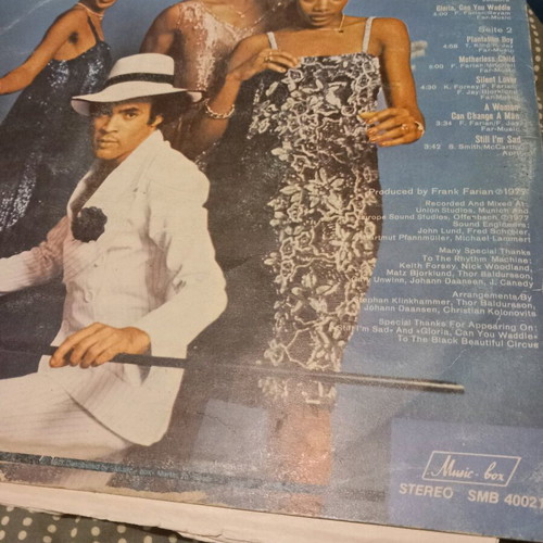 Boney M. vinyl records used, set of 2 with worn covers