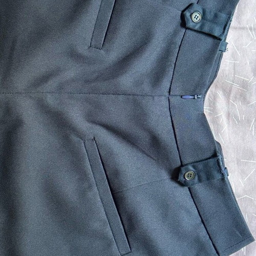 Zip culottes like new, size M, blue
