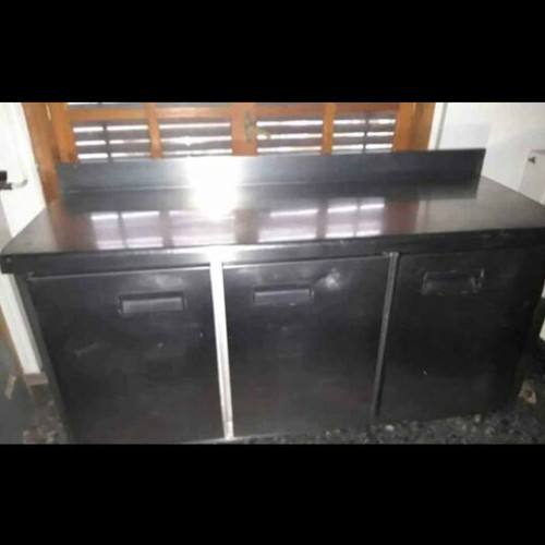 Inox refrigerator with external unit used