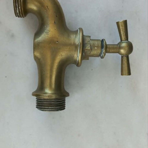 Bronze faucet used, antique retro large size c. 1930